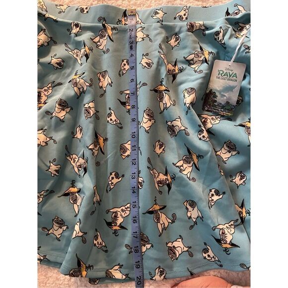 Her Universe Disney Raya And The Last Dragon Ongis Skater Skirt (3X) - Picture 6 of 6